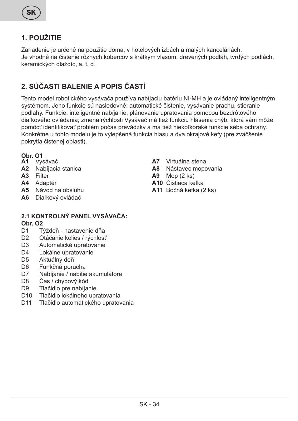 ETA Bolero User Manual | Page 34 / 108