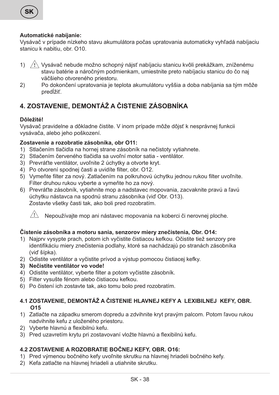 ETA Bolero User Manual | Page 38 / 108