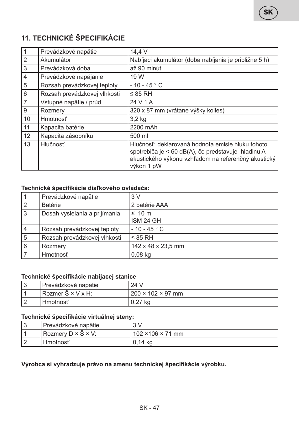 ETA Bolero User Manual | Page 47 / 108