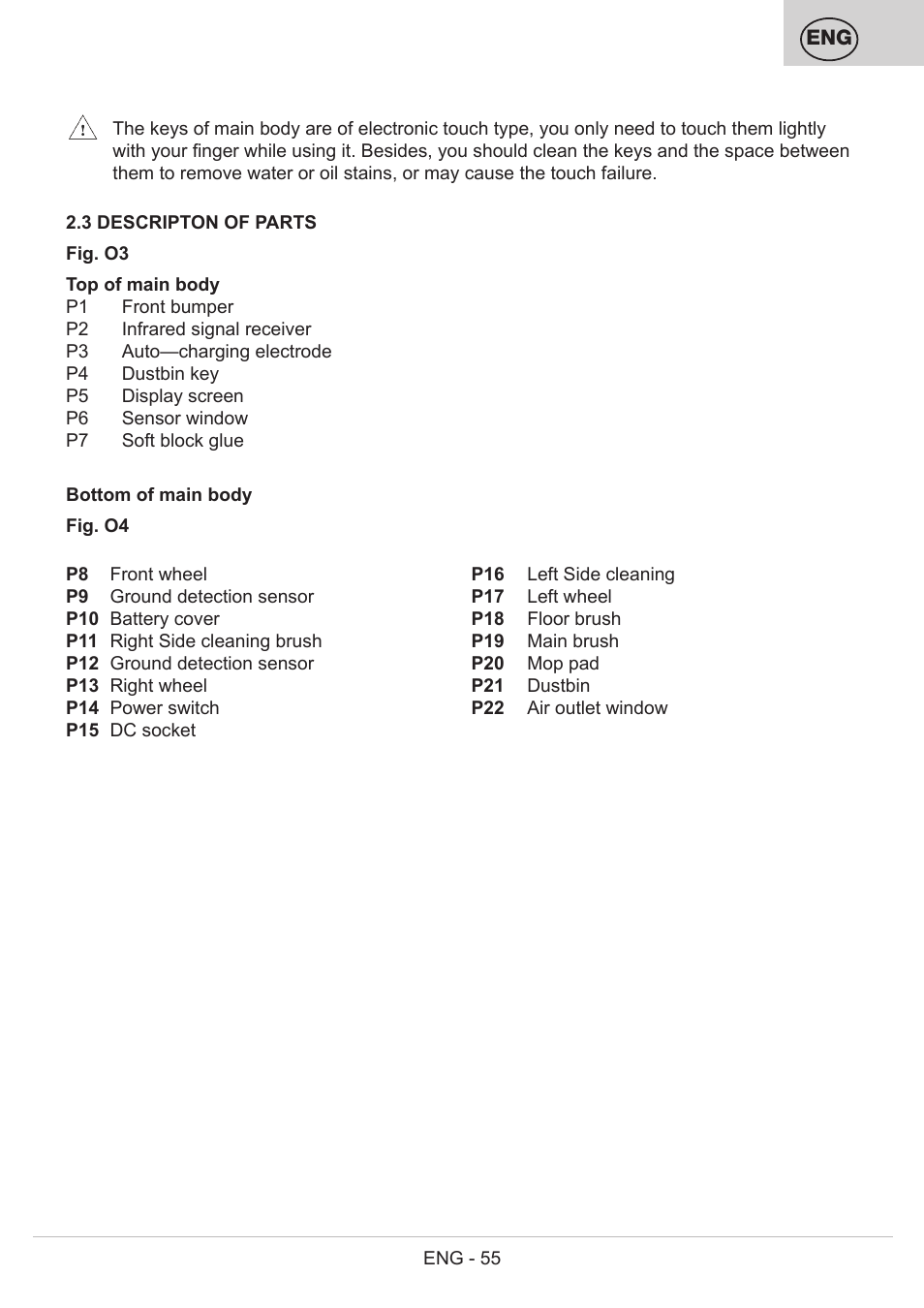 ETA Bolero User Manual | Page 55 / 108