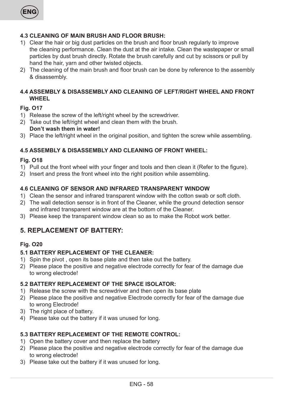 ETA Bolero User Manual | Page 58 / 108