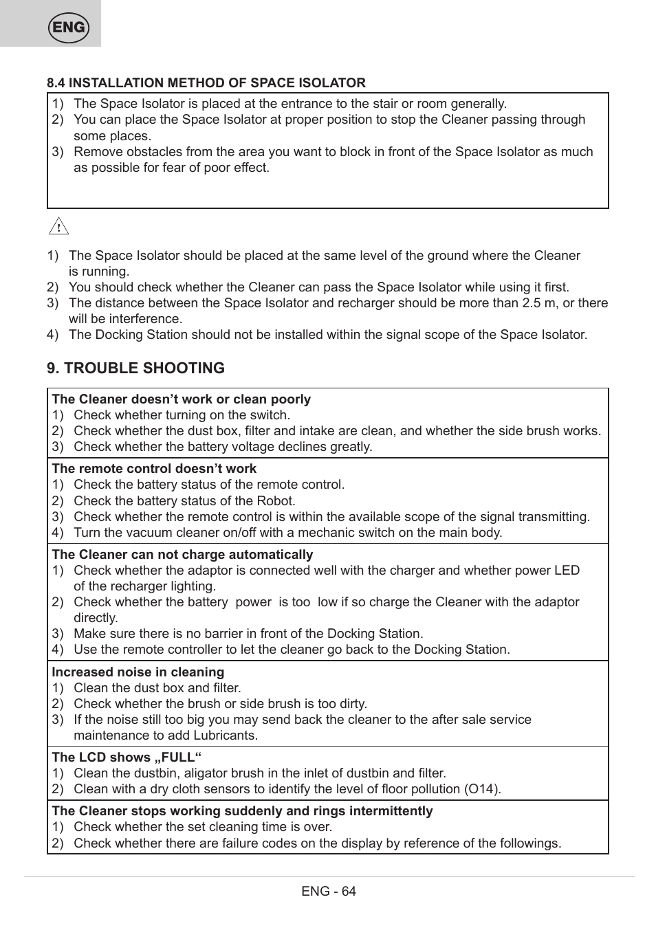 ETA Bolero User Manual | Page 64 / 108