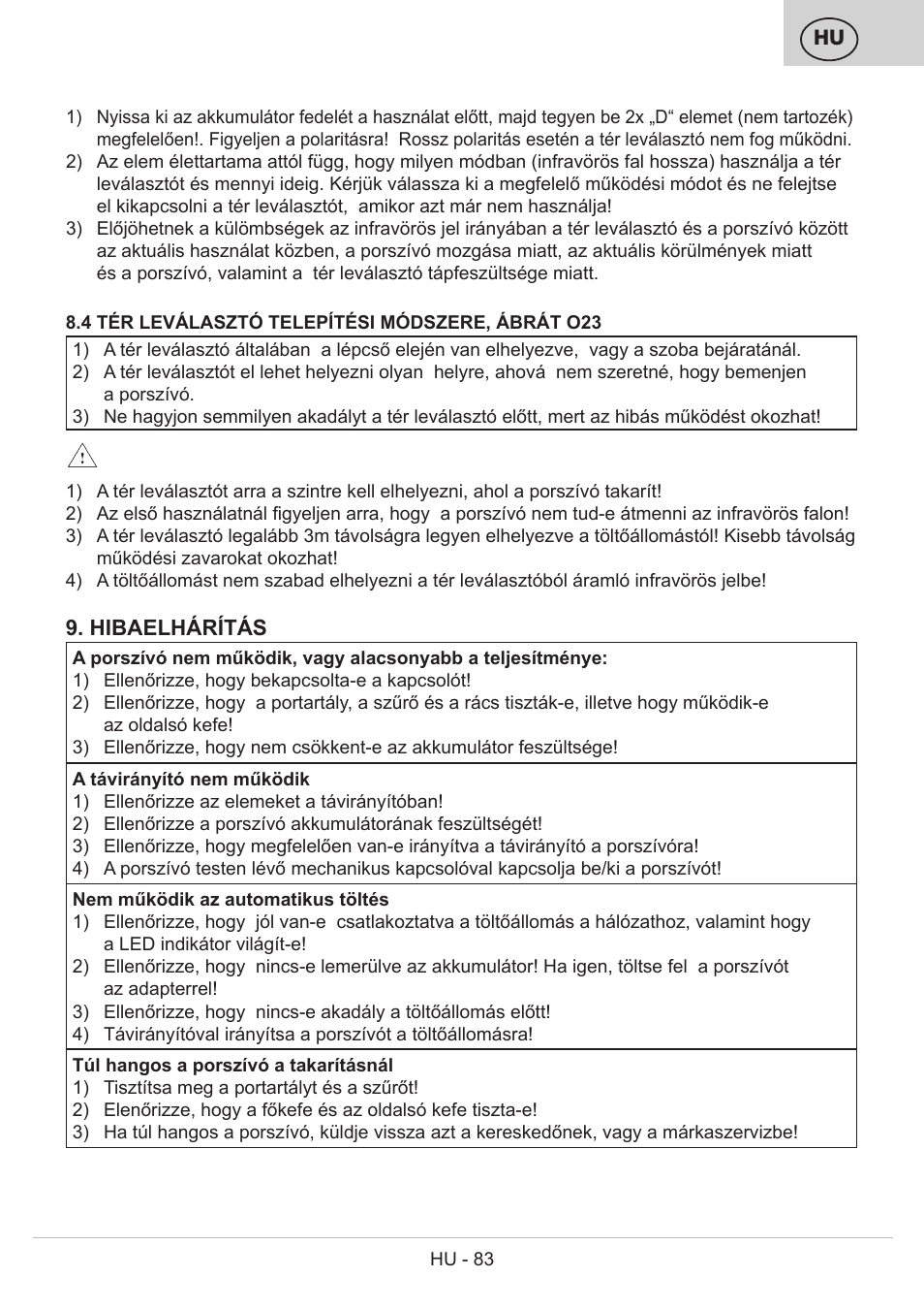 ETA Bolero User Manual | Page 83 / 108