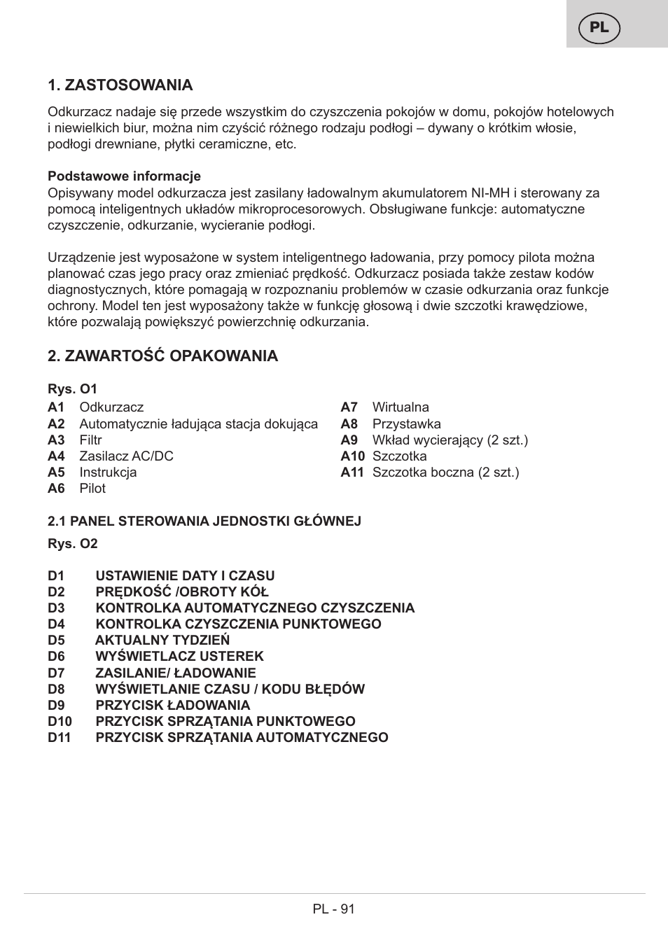 ETA Bolero User Manual | Page 91 / 108