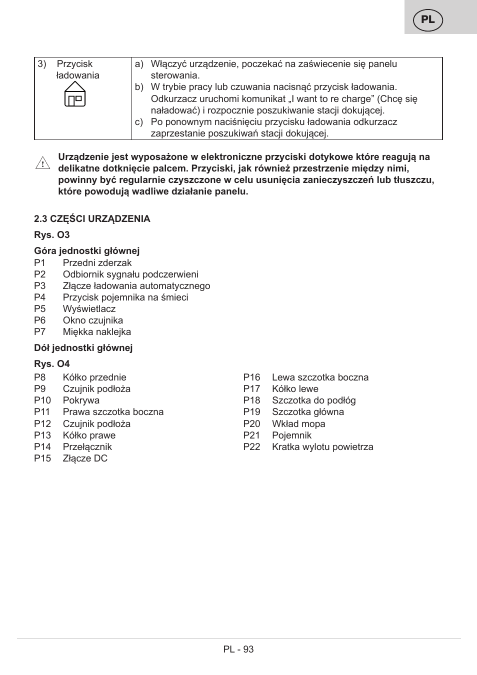 ETA Bolero User Manual | Page 93 / 108