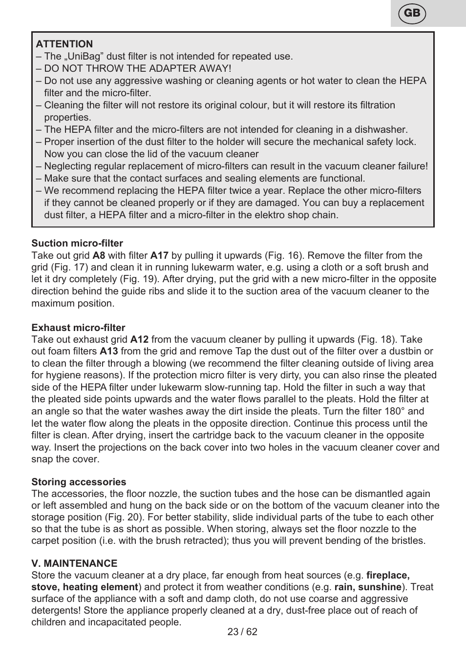 ETA Canto User Manual | Page 23 / 68