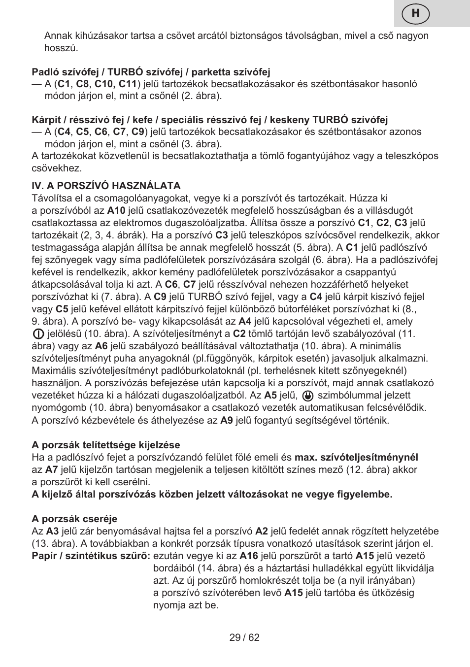 ETA Canto User Manual | Page 29 / 68