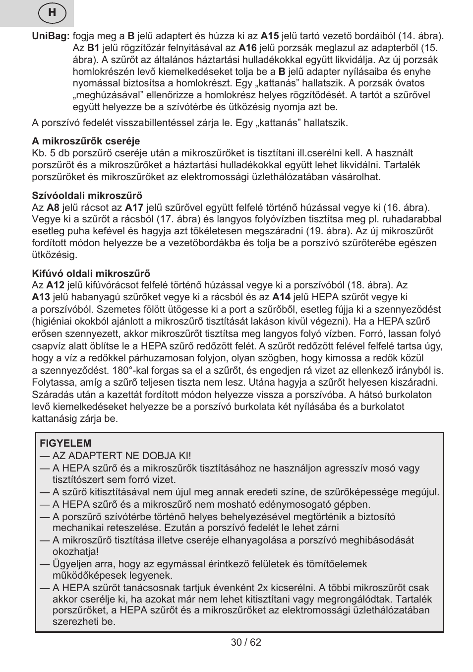 ETA Canto User Manual | Page 30 / 68