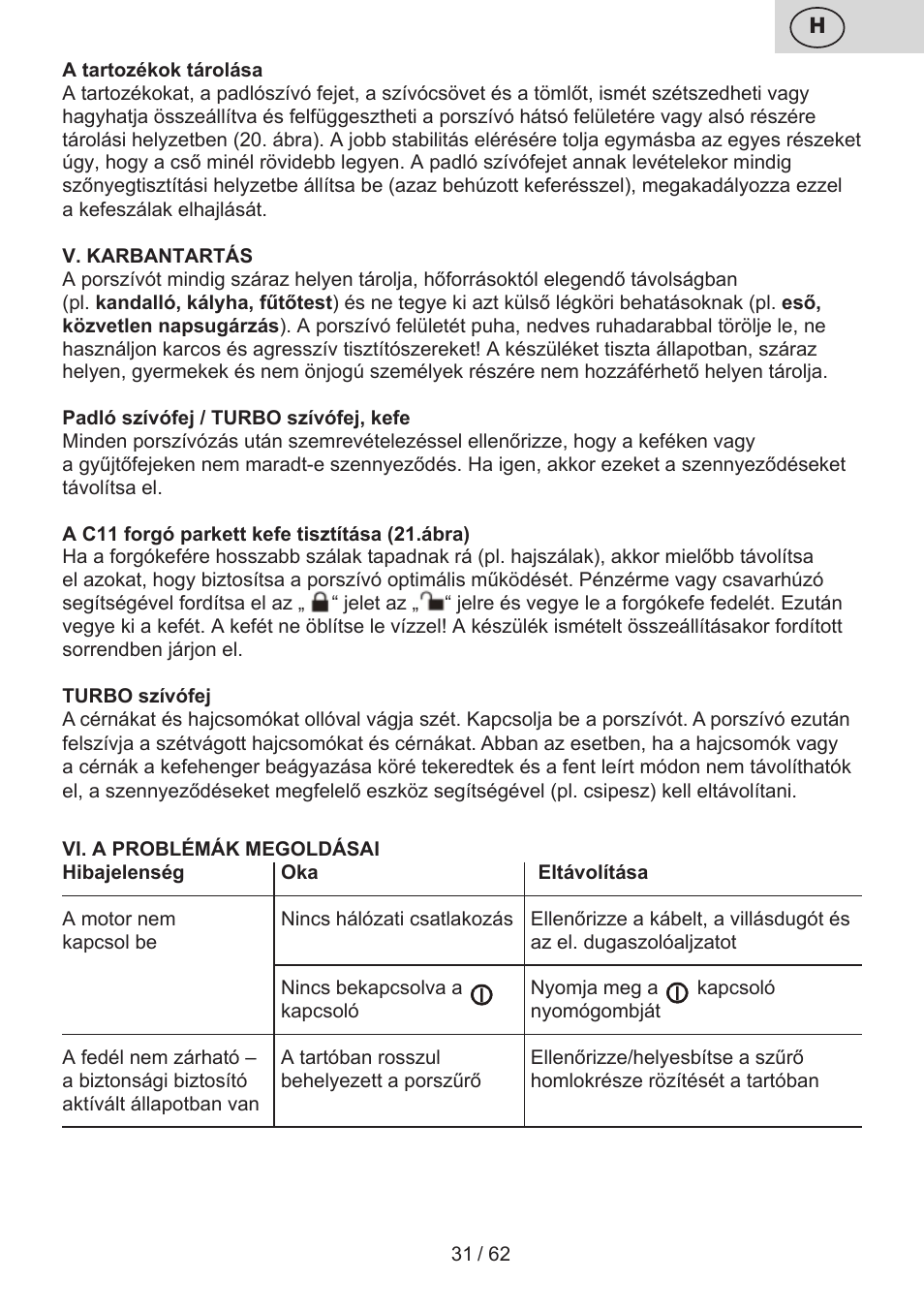 ETA Canto User Manual | Page 31 / 68