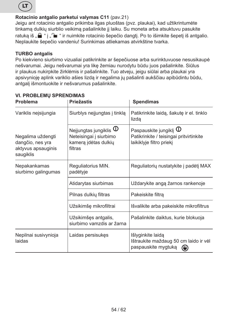 ETA Canto User Manual | Page 54 / 68