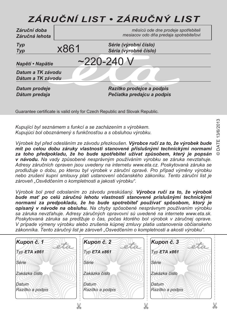 ETA Novel User Manual | 48 pages