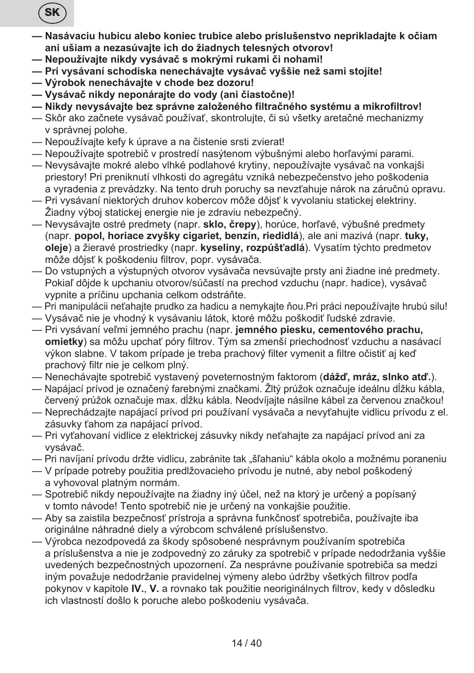 ETA Tema User Manual | Page 14 / 44