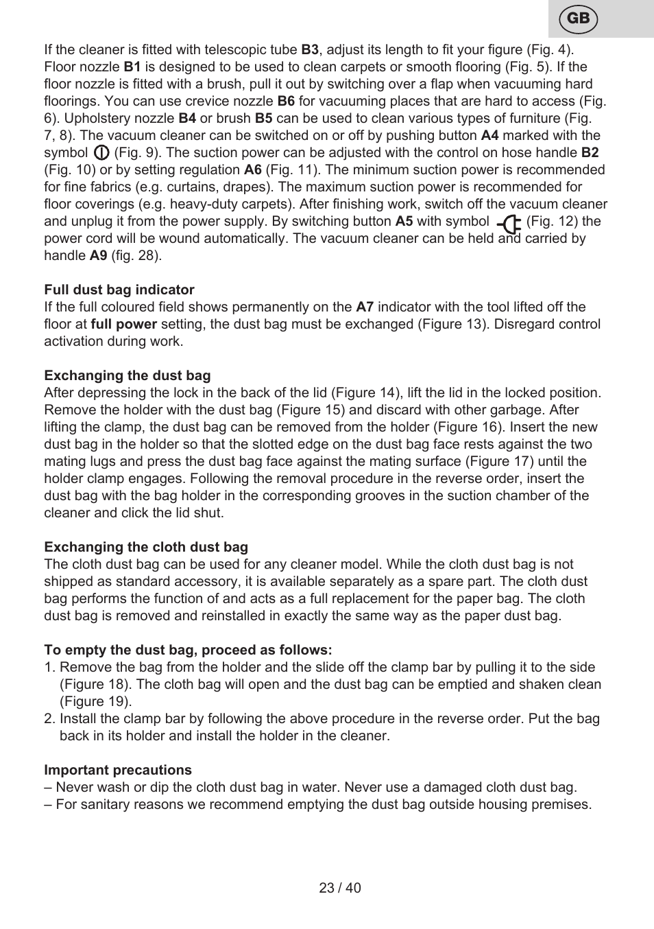 ETA Tema User Manual | Page 23 / 44
