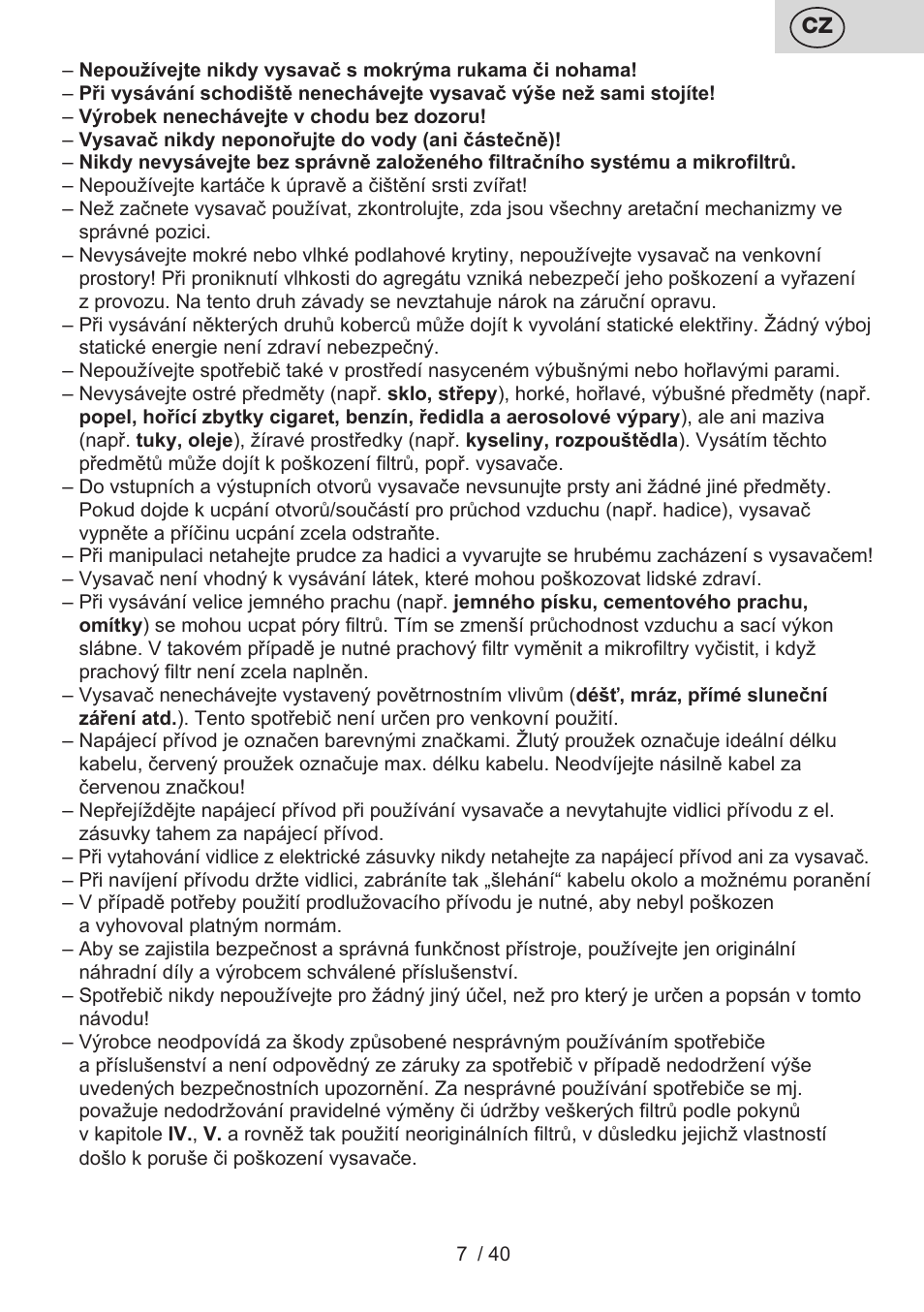 ETA Tema User Manual | Page 7 / 44