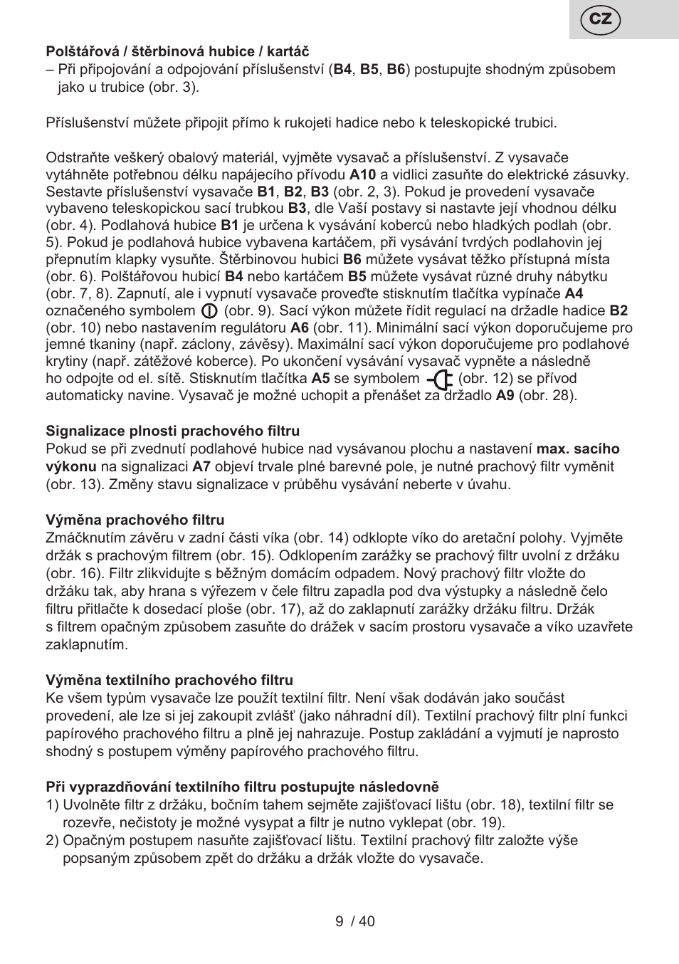 ETA Tema User Manual | Page 9 / 44