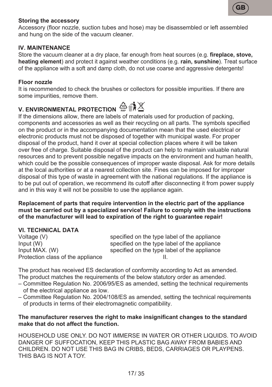 ETA Profi User Manual | Page 17 / 40