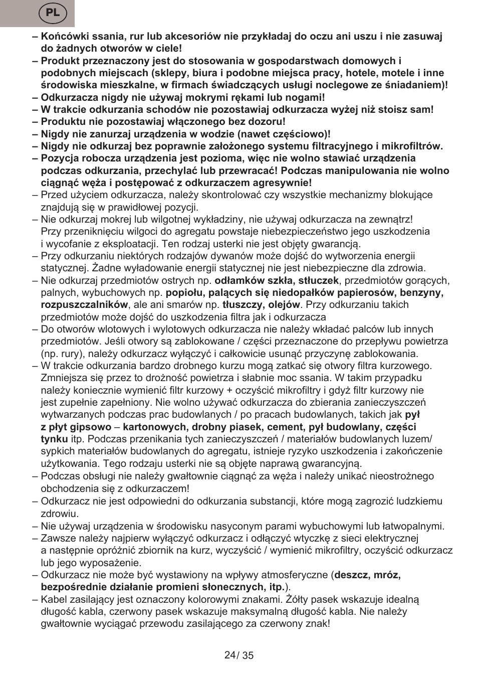 ETA Profi User Manual | Page 24 / 40
