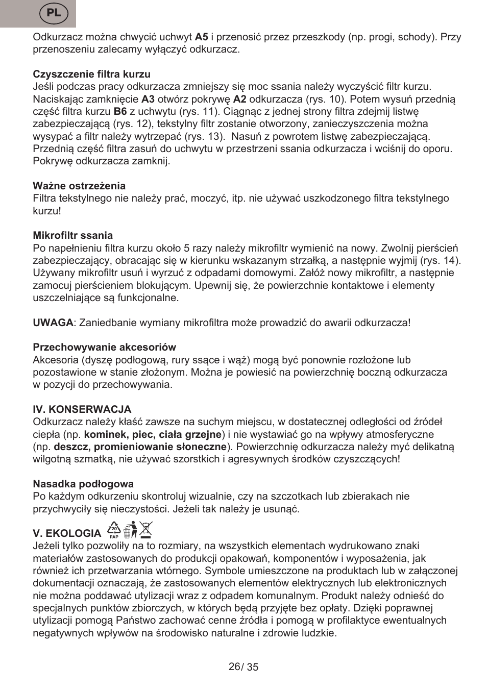 ETA Profi User Manual | Page 26 / 40
