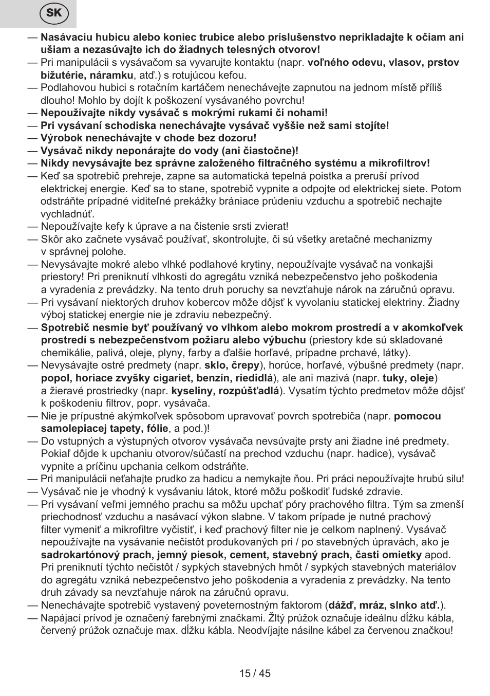 ETA Silentino User Manual | Page 15 / 52