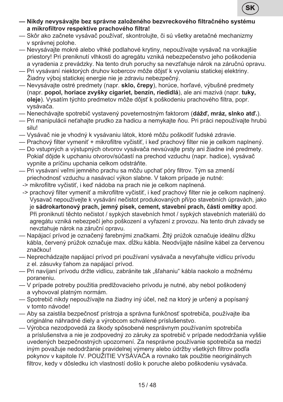ETA Dualic II User Manual | Page 15 / 52