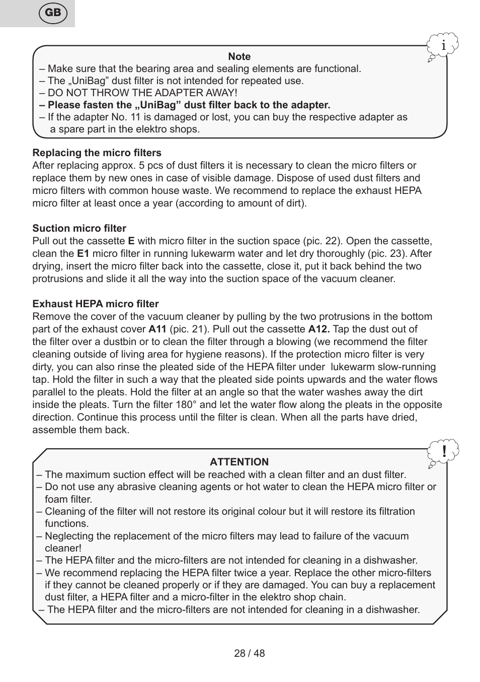 ETA Dualic II User Manual | Page 28 / 52