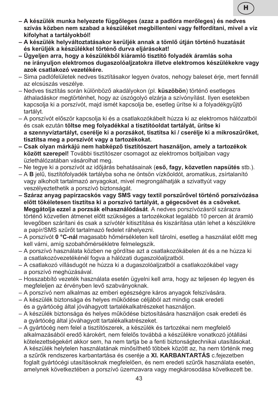 ETA Mariner bez exteronu User Manual | Page 43 / 100