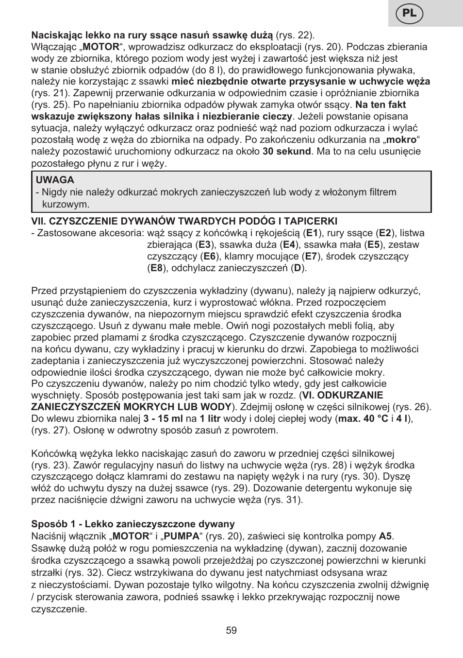 ETA Mariner bez exteronu User Manual | Page 59 / 100