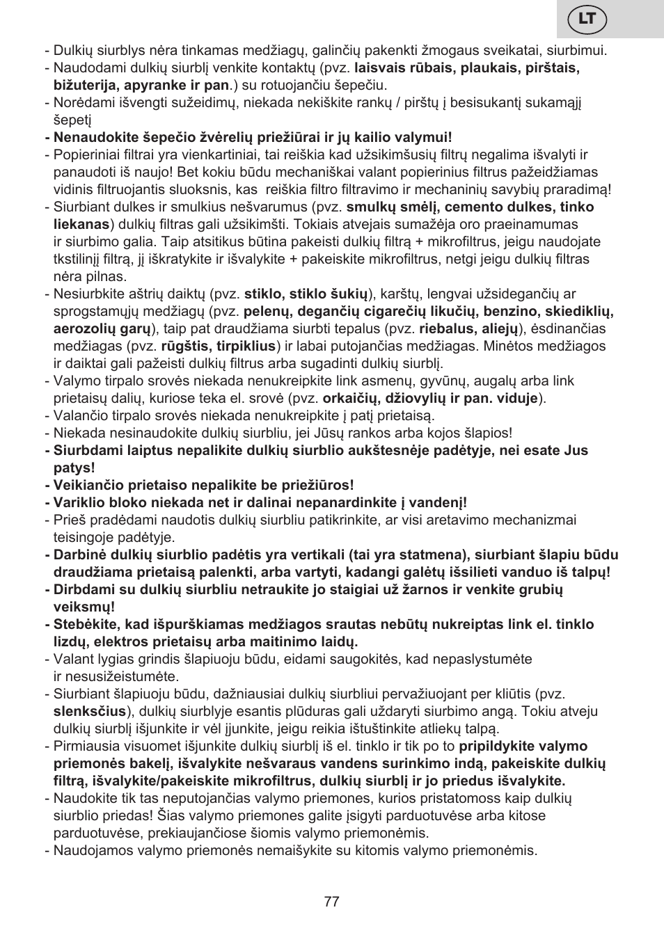 ETA Mariner bez exteronu User Manual | Page 77 / 100