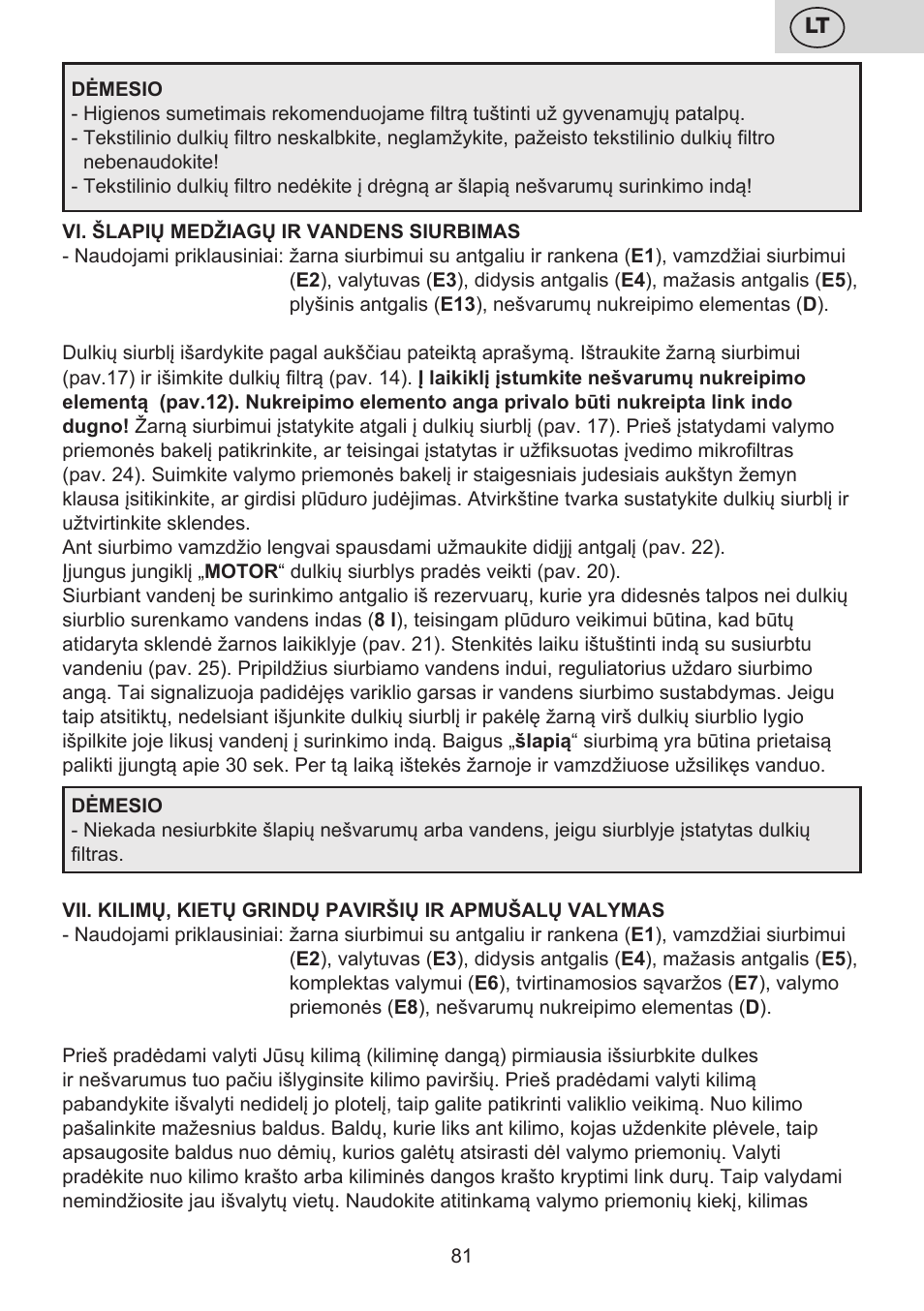 ETA Mariner bez exteronu User Manual | Page 81 / 100
