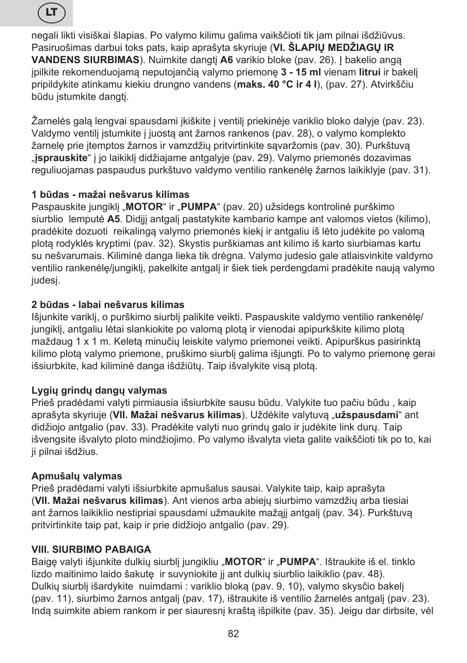 ETA Mariner bez exteronu User Manual | Page 82 / 100