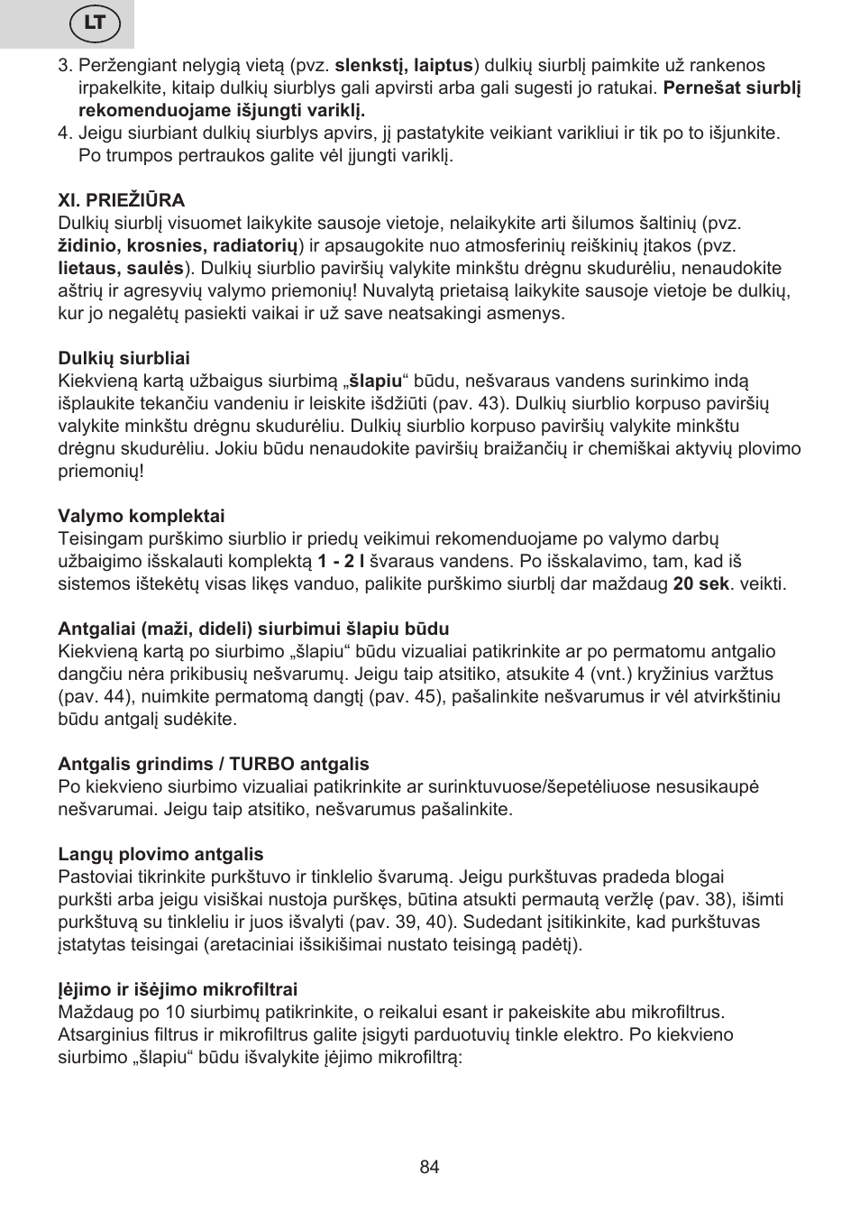 ETA Mariner bez exteronu User Manual | Page 84 / 100