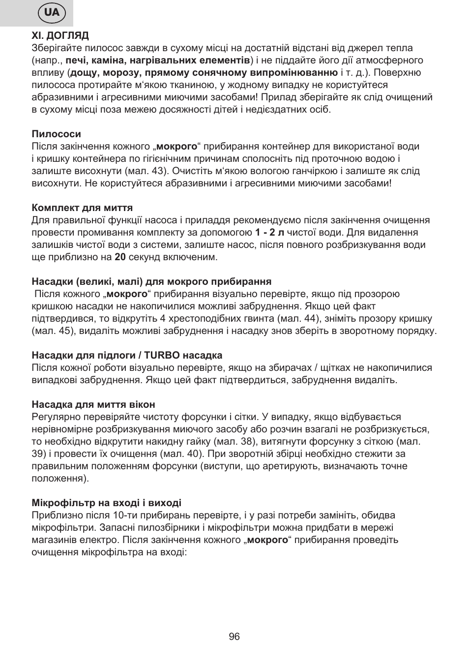 ETA Mariner bez exteronu User Manual | Page 96 / 100