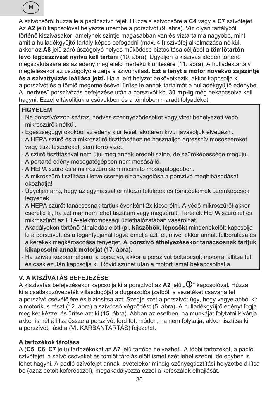 ETA Efektiv User Manual | Page 30 / 68