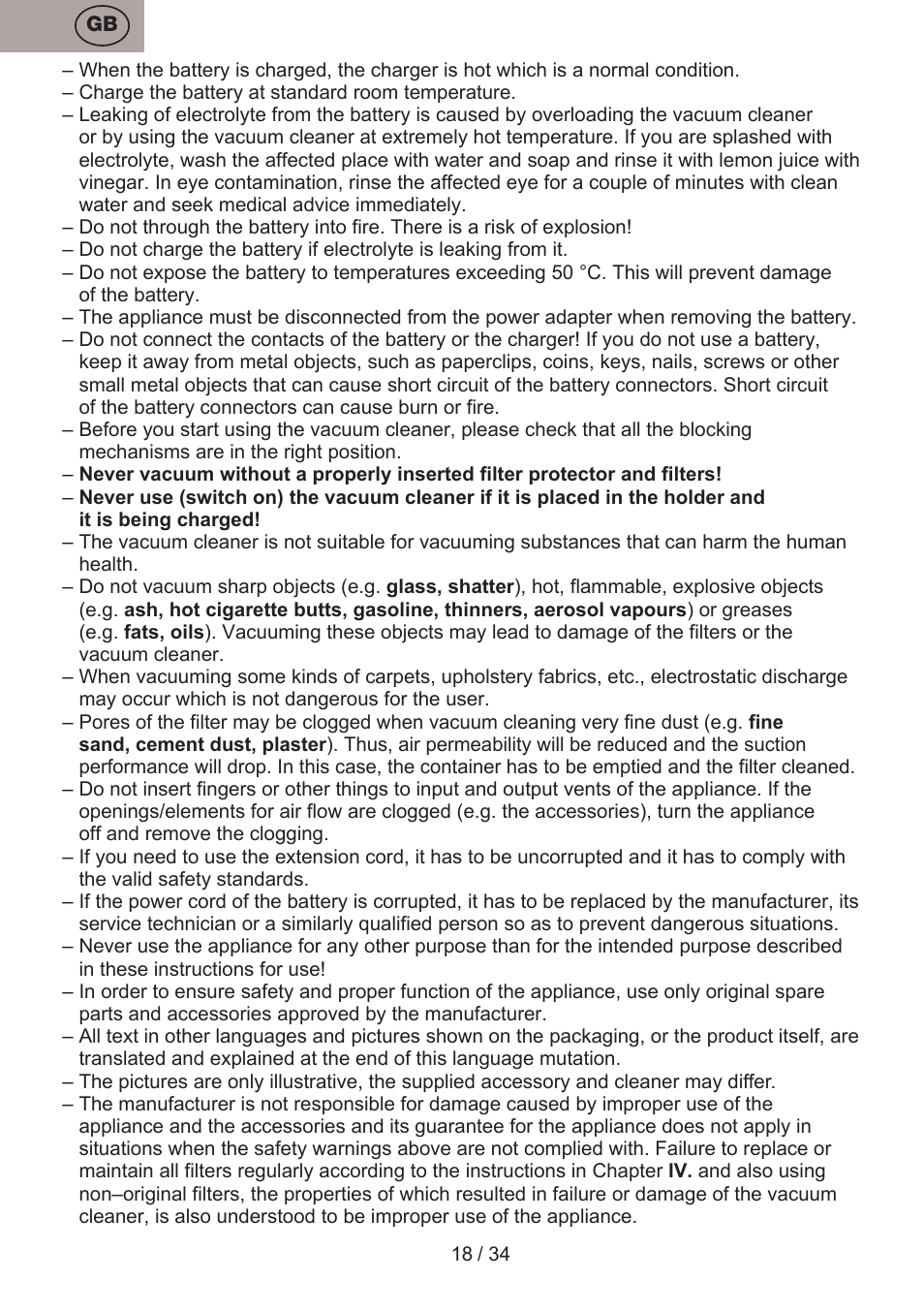 ETA Verto User Manual | Page 18 / 36