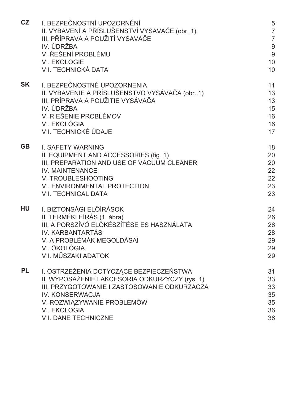 ETA Sting User Manual | Page 4 / 40