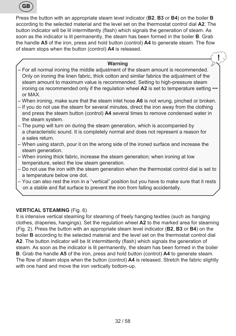 ETA Tonale User Manual | Page 32 / 60