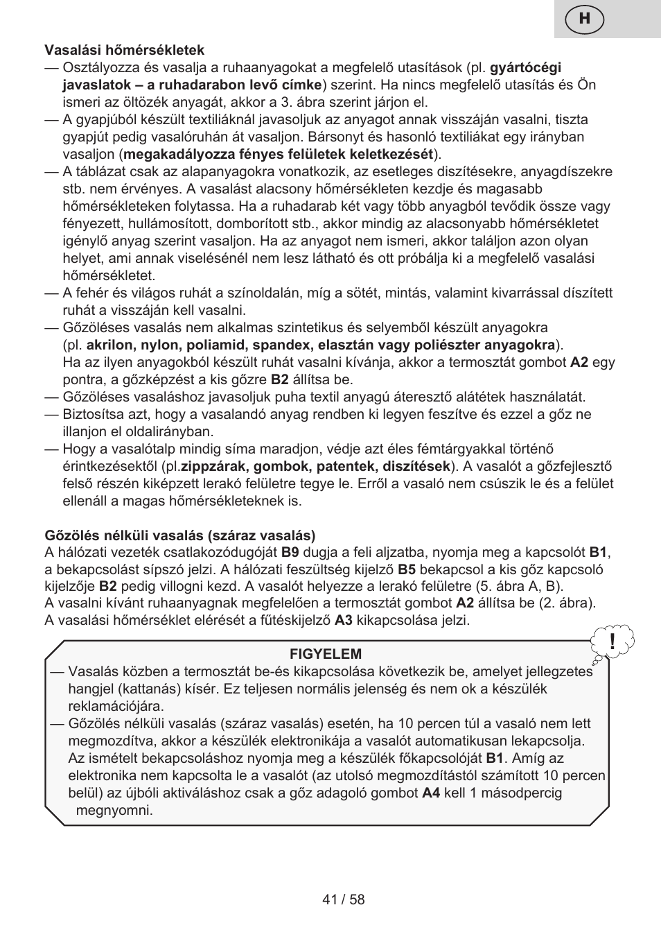 ETA Tonale User Manual | Page 41 / 60