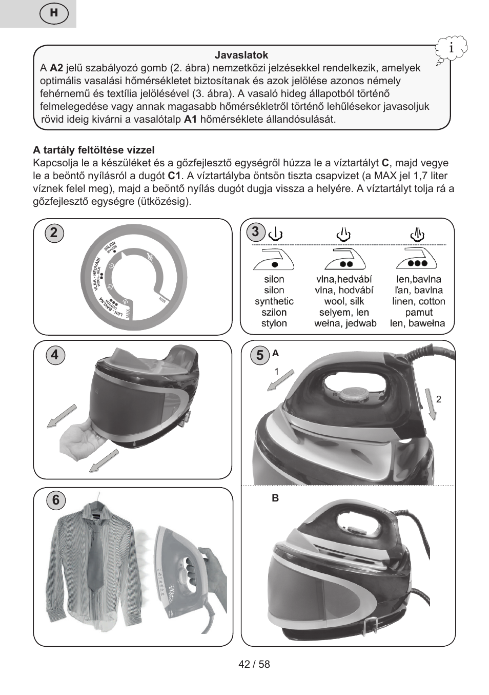 ETA Tonale User Manual | Page 42 / 60