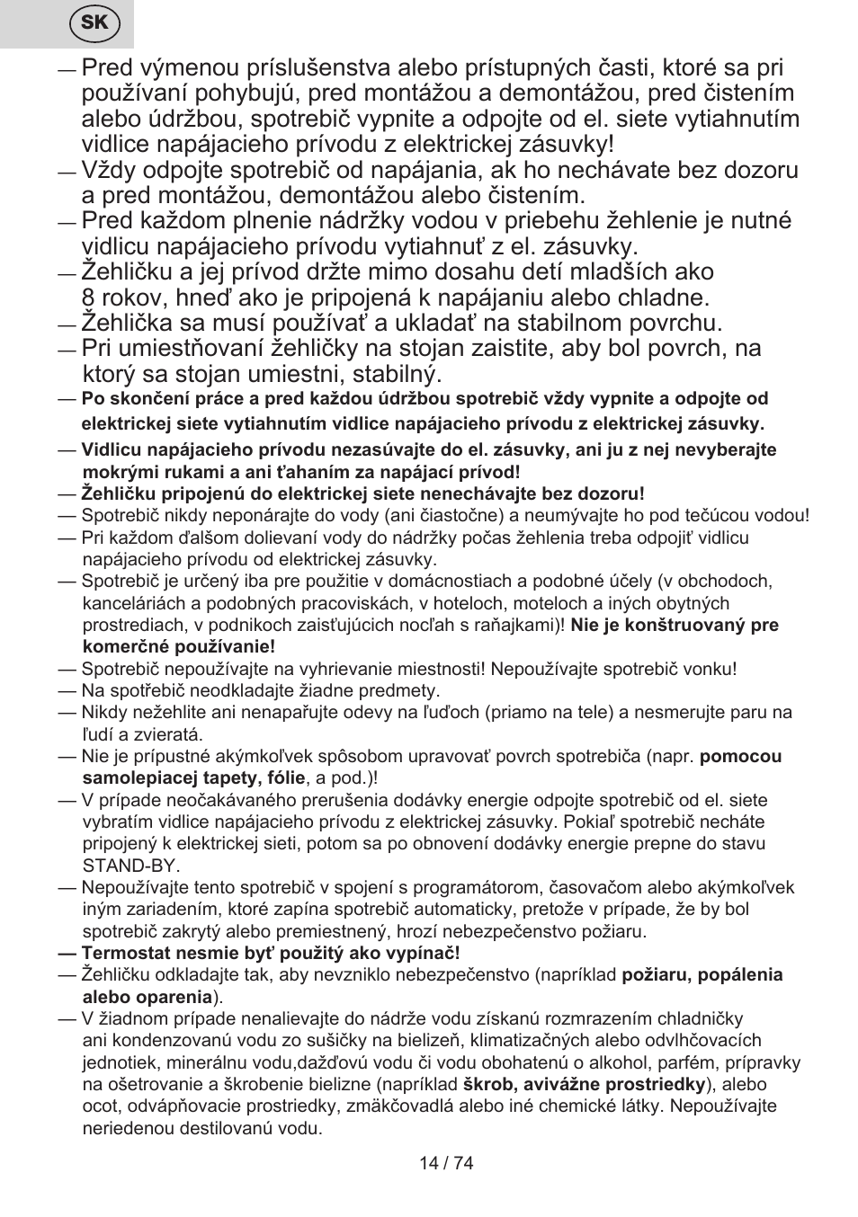 ETA Digi Viento User Manual | Page 14 / 76