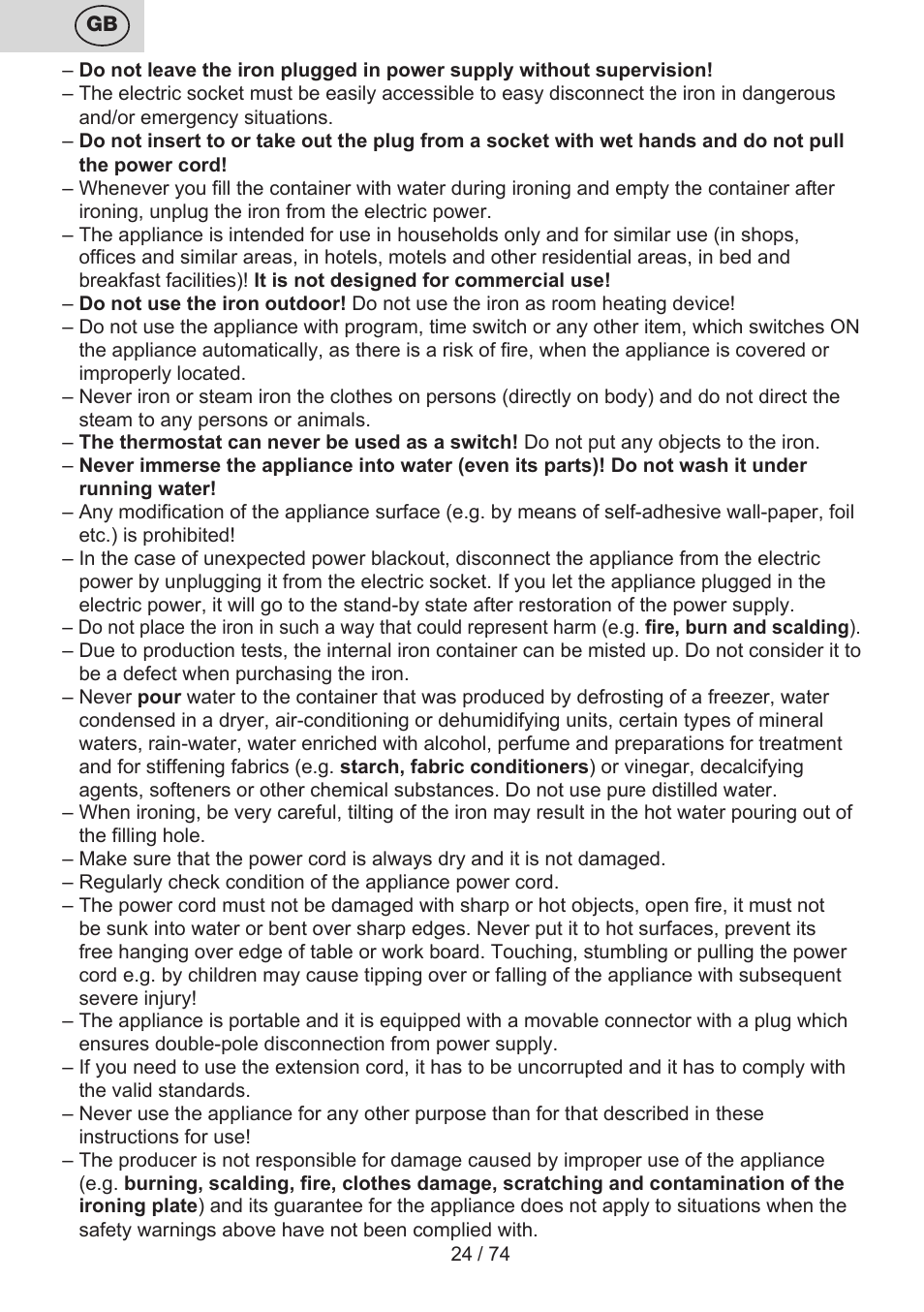 ETA Digi Viento User Manual | Page 24 / 76