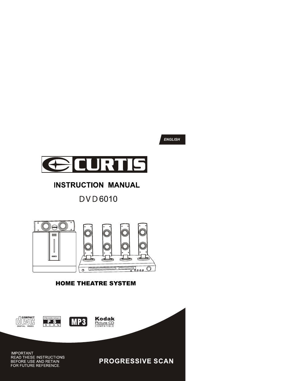Curtis DVD6010 User Manual | 34 pages