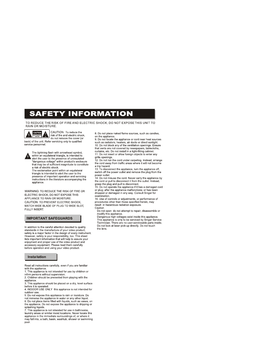 Curtis DVD6010 User Manual | Page 2 / 34