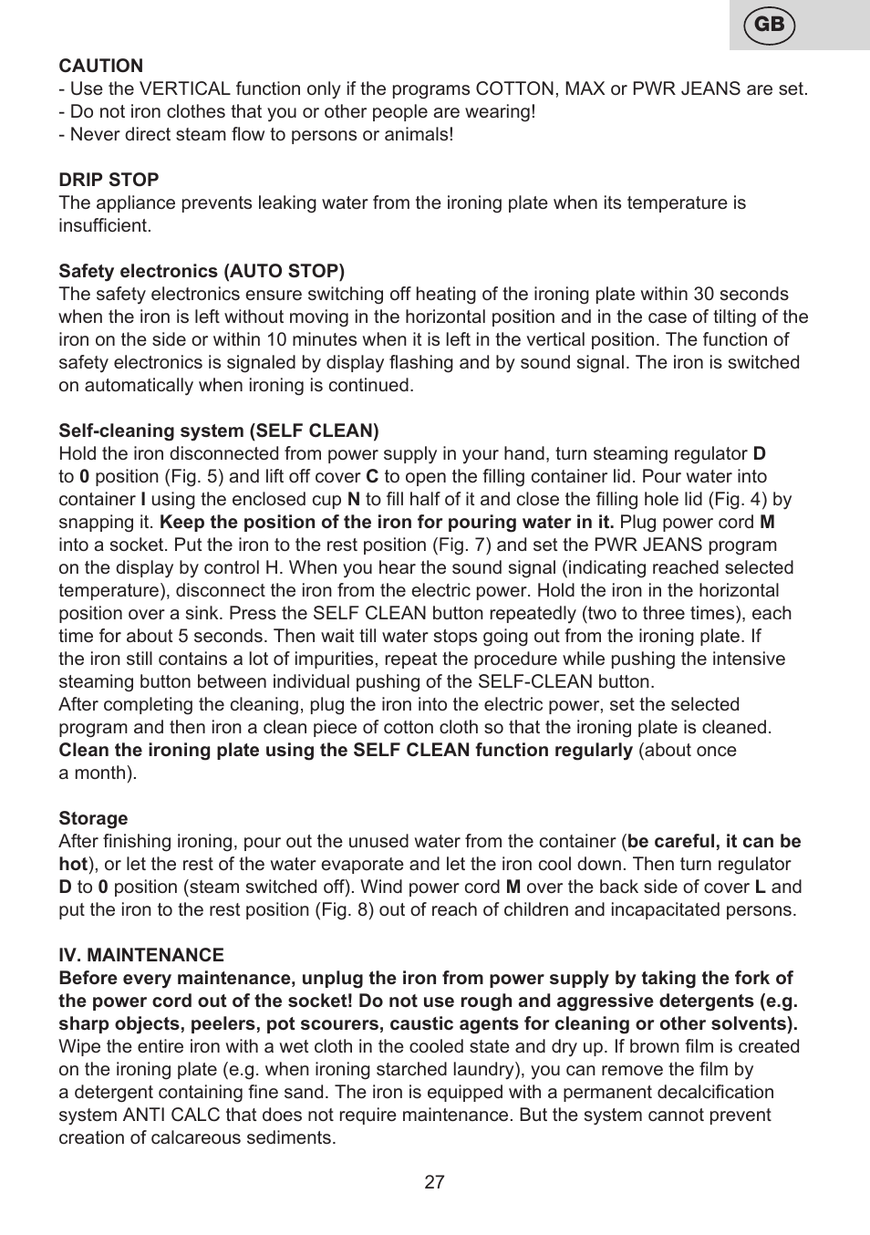 ETA Digi Lancetta User Manual | Page 27 / 92