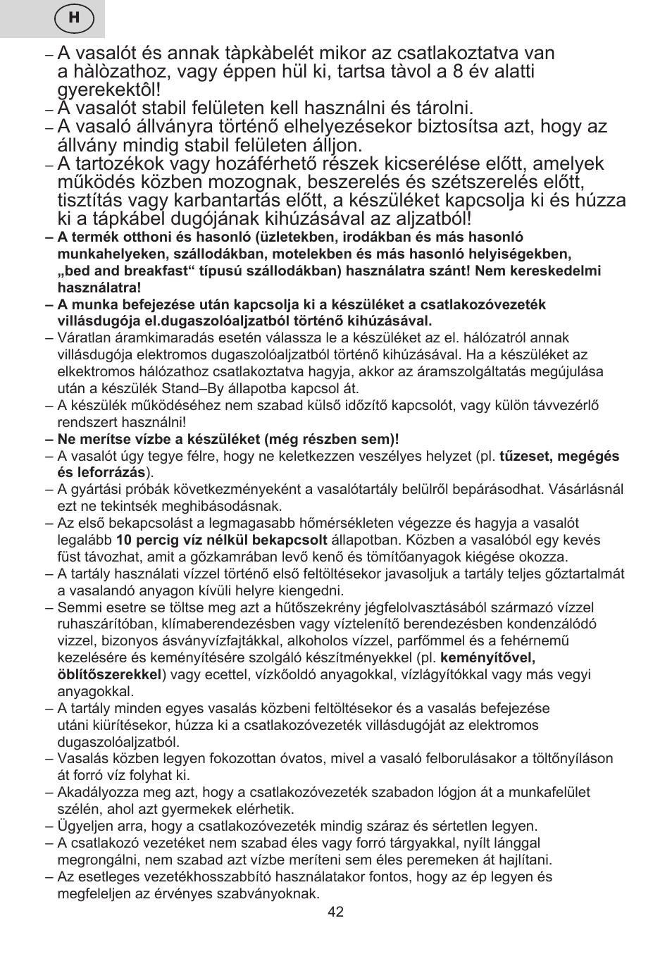 ETA Digi Lancetta User Manual | Page 42 / 92