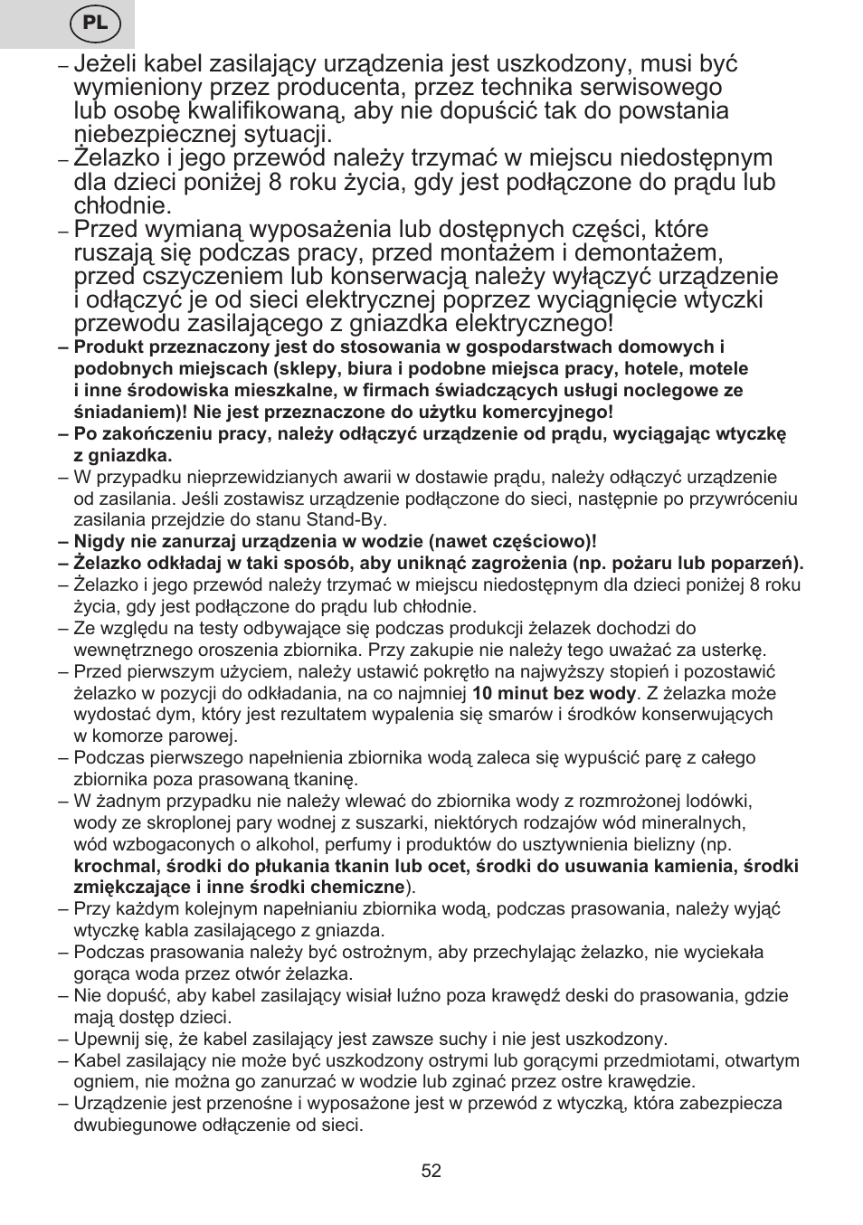 ETA Digi Lancetta User Manual | Page 52 / 92