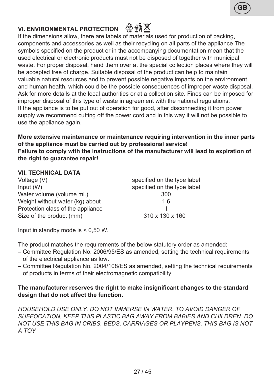 ETA Viento User Manual | Page 27 / 48