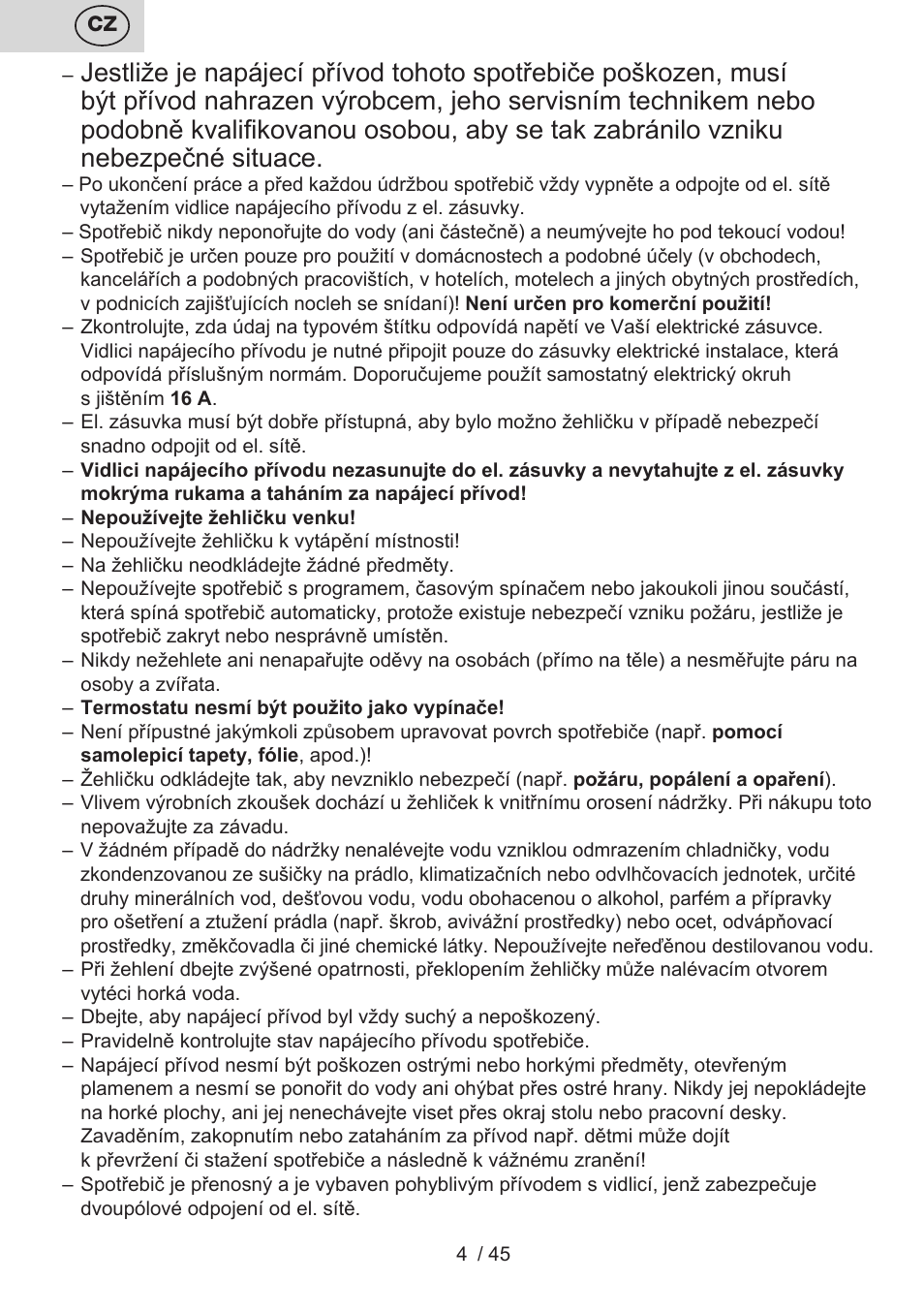ETA Viento User Manual | Page 4 / 48