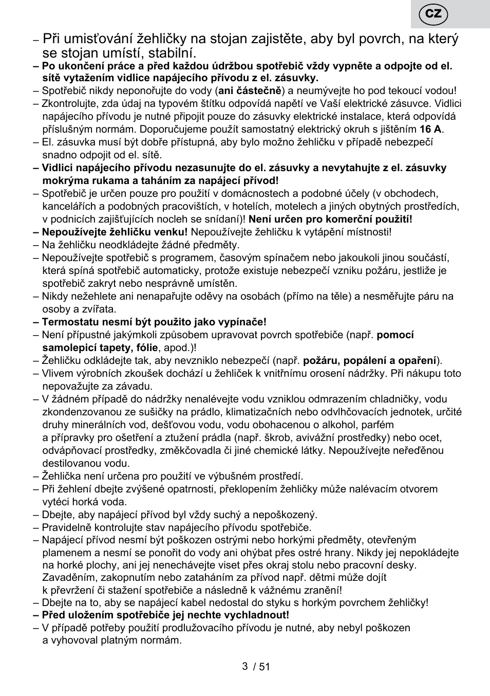 ETA Maesta User Manual | Page 3 / 56