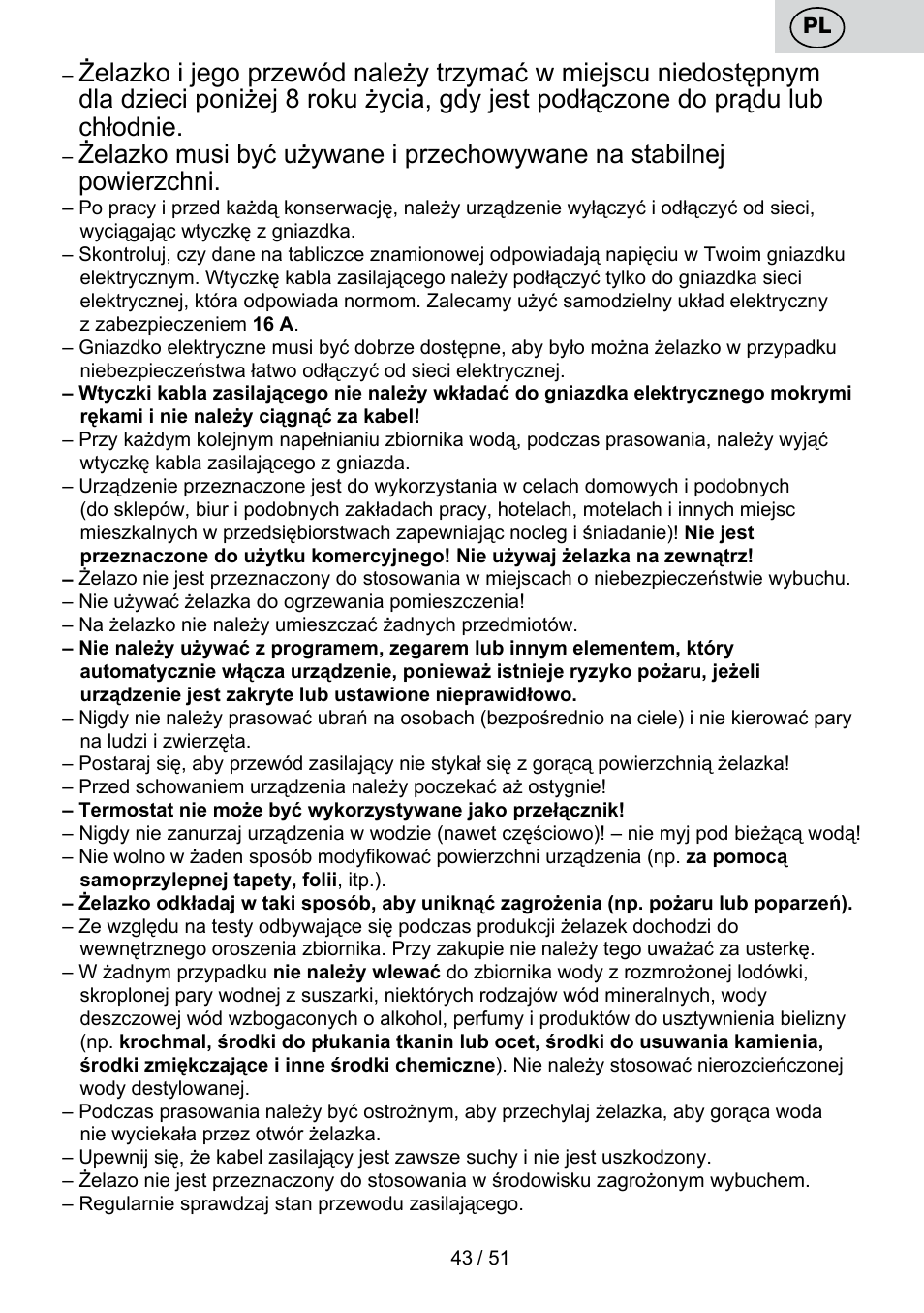 ETA Maesta User Manual | Page 43 / 56