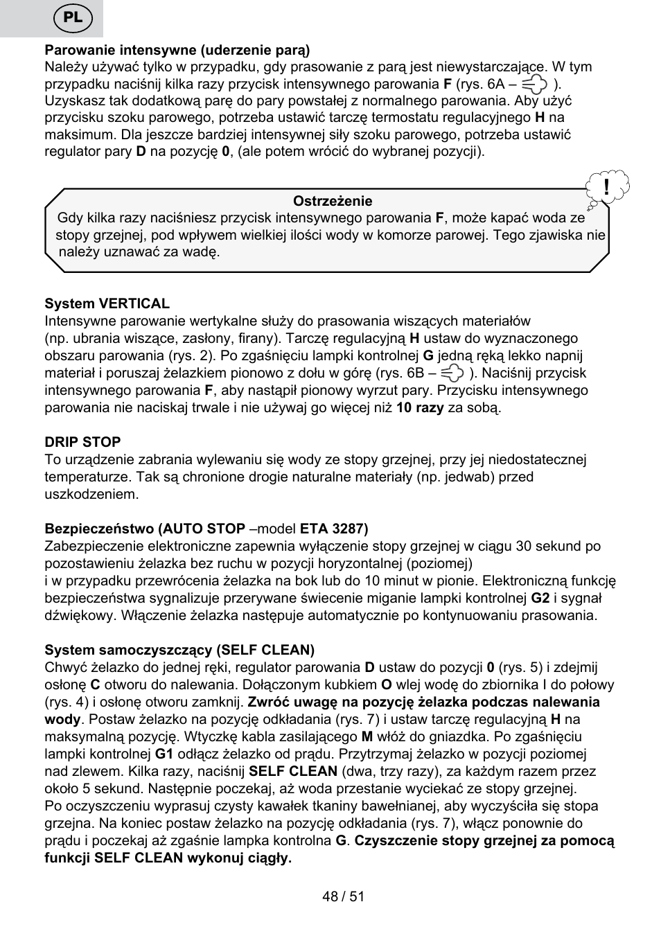 ETA Maesta User Manual | Page 48 / 56
